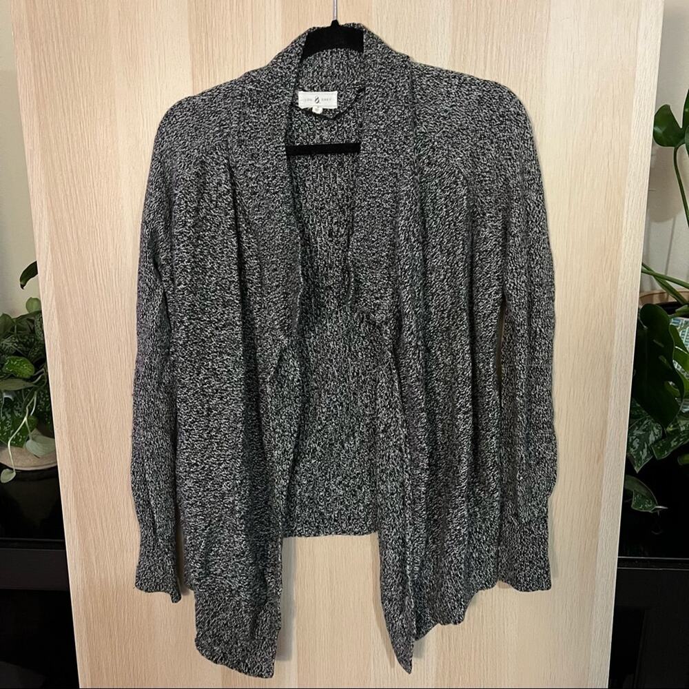 Lou & Grey Gray Open Cardigan